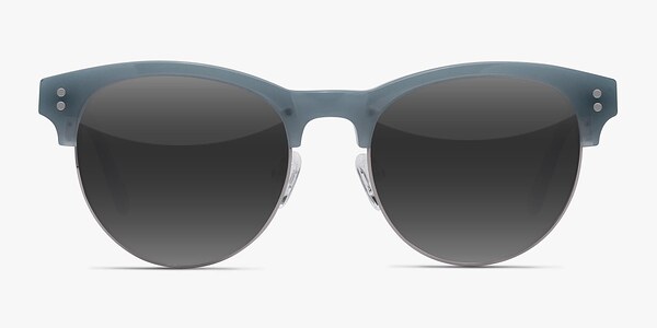 College Bleu pâle Métal Soleil de Lunette de vue