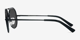 Nairobi Noir Métal Soleil de Lunette de vue d'EyeBuyDirect, Vue de Côté