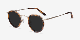 Rollin Écailles Acetate-metal Soleil de Lunette de vue d'EyeBuyDirect, Vue d'Angle