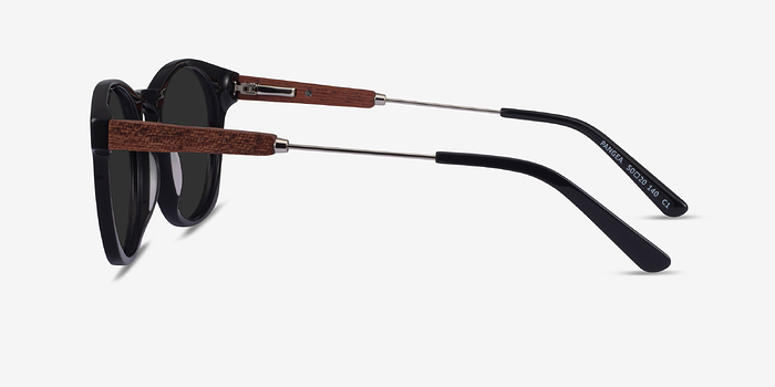 Pangea Noir Métal Soleil de Lunette de vue d'EyeBuyDirect