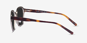 Electro Matte Silver Métal Soleil de Lunette de vue d'EyeBuyDirect, Vue de Côté