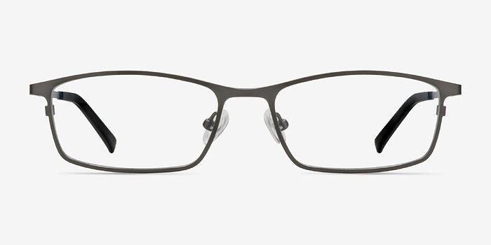 Present Gunmetal  Titanium Montures de lunettes de vue d'EyeBuyDirect