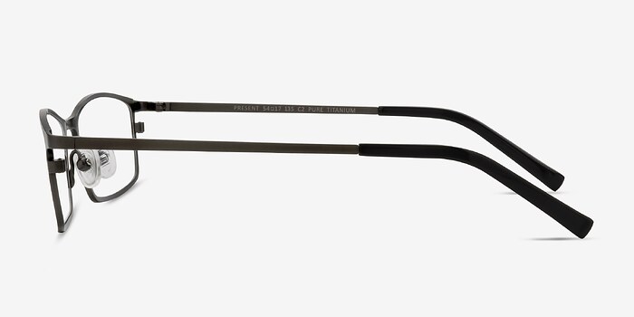Present Gunmetal  Titanium Montures de lunettes de vue d'EyeBuyDirect