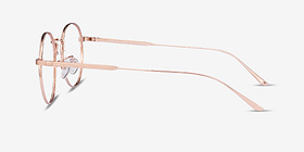 Geometry Or rose Titanium Montures de lunettes de vue d'EyeBuyDirect, Vue de Côté