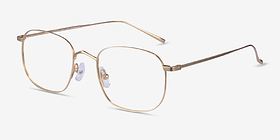 Linus Doré Titanium Montures de lunettes de vue d'EyeBuyDirect, Vue d'Angle