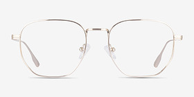 Lumi Doré Titanium Montures de lunettes de vue d'EyeBuyDirect, Vue de Face