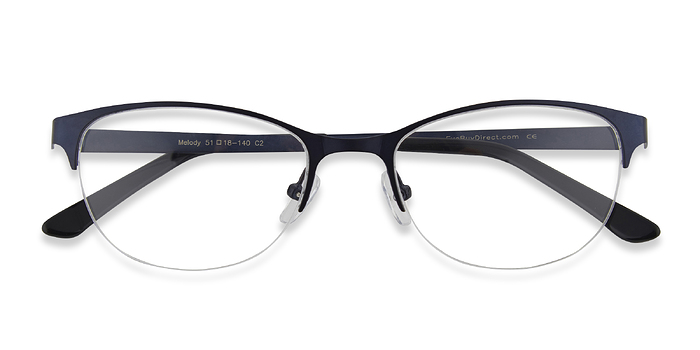 Bleu marine  Melody -  Coloré Métal Lunettes de vue