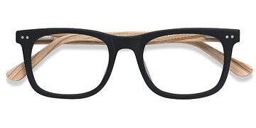 Matte Black Montreal -  Acetate Eyeglasses