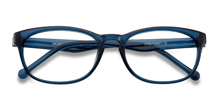 Bleu Drums -  Légèreté Plastique Lunettes de vue
