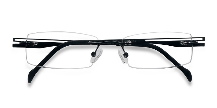 Noir Lance -  Légèreté Titanium Lunettes de vue