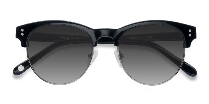 Noir College -  Métal Lunettes de soleil