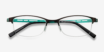 Brun Pearl -  Légèreté Métal Lunettes de vue
