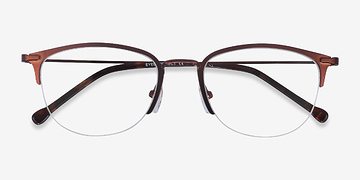 Brun Elise -  Légèreté Métal Lunettes de vue