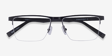 Noir Chronos -  Métal Lunettes de vue