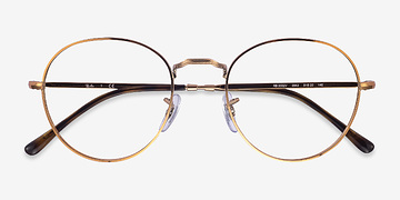 Bronze Copper Ray-Ban RB3582V -  Légèreté Métal Lunettes de vue