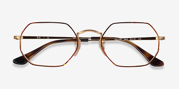 Tortoise Gold Ray-Ban RB6456 -  Légèreté Métal Lunettes de vue