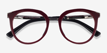 Red & Silver Oakley Top Knot -  Métal Lunettes de vue