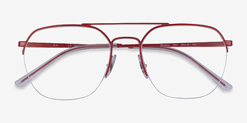 Rouge Ray-Ban RB6444 -  Métal Lunettes de vue