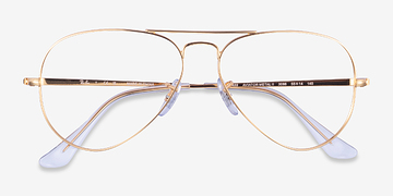 Legend Gold Ray-Ban Aviator Metal II -  Métal Lunettes de vue