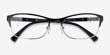 Black Silver Vogue Eyewear VO4057B -  Métal Lunettes de vue