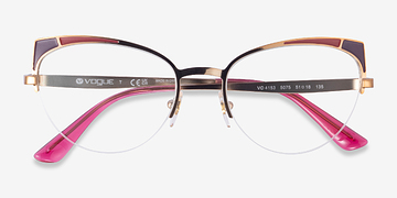 Pink Purple Rose Gold Vogue Eyewear VO4153 -  Métal Lunettes de vue