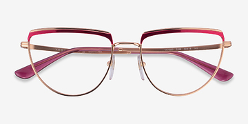  Fuchsia Rose Gold Vogue Eyewear VO4230 -  Métal Lunettes de vue