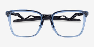 Transparent Blue Oakley Cognitive -  Titanium Lunettes de vue