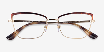 Tortoise Gold Vogue Eyewear VO4185 -  Métal Lunettes de vue
