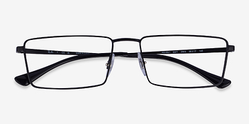 Matte Black Ray-Ban RB6541 Emy -  Métal Lunettes de vue