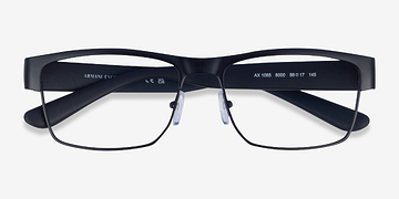 Matte Black Armani Exchange AX1065 -  Metal Eyeglasses