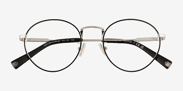 Black Silver Coach HC5120 -  Metal Eyeglasses