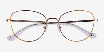 Shiny Rose Gold Coach HC5137 -  Metal Eyeglasses
