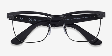 Noir Ray-Ban RB3875V Wayfarer Deluxe -  Métal Lunettes de vue