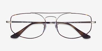 Silver Tortoise Ray-Ban RB6545 Explorer 5 -  Métal Lunettes de vue