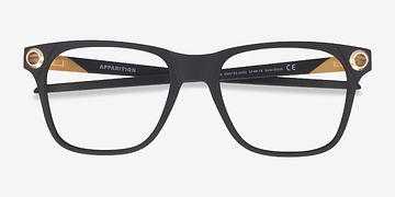 Satin Black Oakley Apparition -  Plastic Eyeglasses