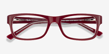 Rouge Ray-Ban RB5268 -  Acétate Lunettes de vue