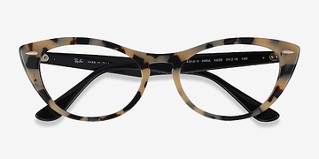 Tortoise Black Ray-Ban Nina -  Acetate Eyeglasses