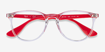 Clear Red Ray-Ban RB7046 -  Mode Plastique Lunettes de vue