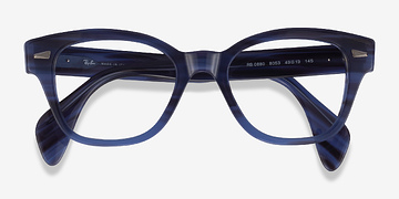 Blue Striped Ray-Ban RB0880 -  Acétate Lunettes de vue
