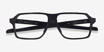 Black & Gray Oakley Bevel -  Plastique Lunettes de vue