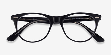 Black Clear Ray-Ban RB2185V -  Acétate Lunettes de vue