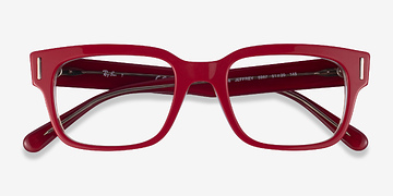 Light Red Ray-Ban Jeffrey -  Acétate Lunettes de vue
