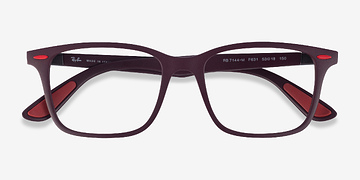 Dark Burgundy Ray-Ban RB7144M -  Plastic Eyeglasses