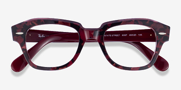 Tortoise Red Ray-Ban RB5486 -  Acétate Lunettes de vue