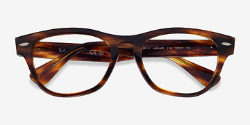 Striped Tortoise Ray-Ban RB2201V Laramie -  Acétate Lunettes de vue