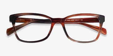 Striped Brown Ray-Ban RB5362 -  Acétate Lunettes de vue