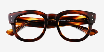 Striped Tortoise Ray-Ban RB0298V Mega Hawkeye -  Acétate Lunettes de vue