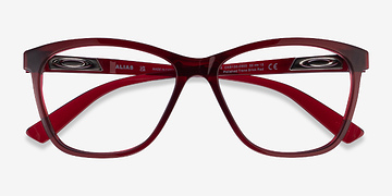 Clear Red Oakley Alias -  Plastique Lunettes de vue