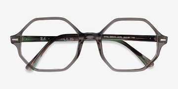 Transparent Green Ray-Ban RB5472 Britt -  Acétate Lunettes de vue