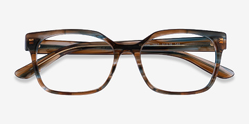 Striped Brown Blue Vogue Eyewear VO5358 -  Acétate Lunettes de vue